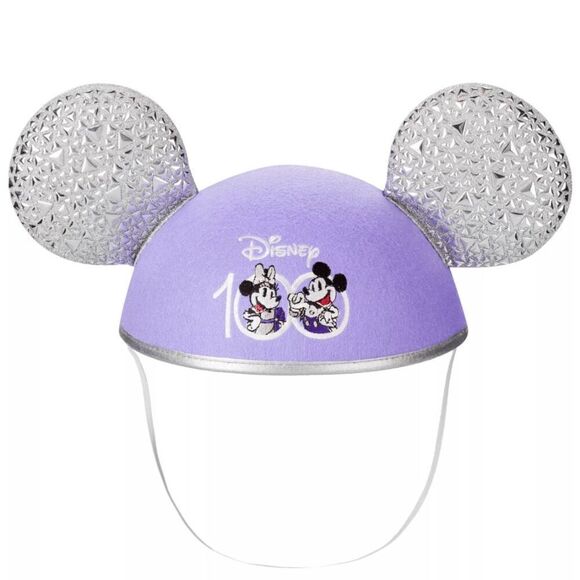Mickey & Minnie Disney100 Celebration 3D Ears Hat Adults OS NWT Disney 2022 - Picture 3 of 6